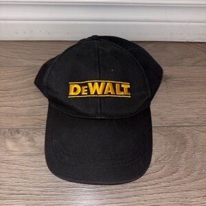 DeWalt Black Cap with Yellow Logo